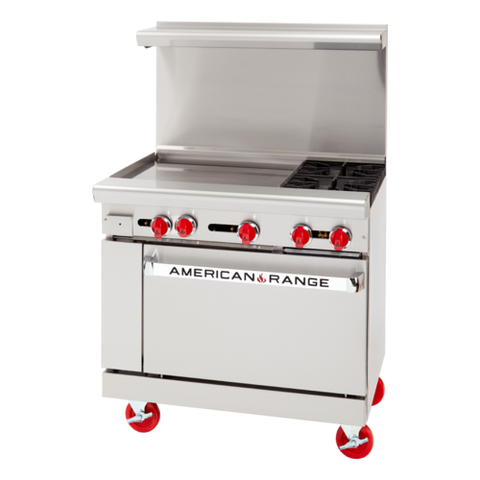 AR24G-2B American Range Gas, Heavy Duty Restaurant Range - Each-American Range