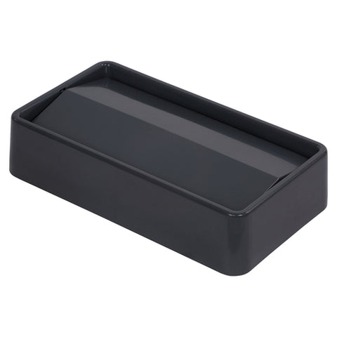 CFS Brands 34202423 TrimLine Swing Top Trash Can Lid, Gray