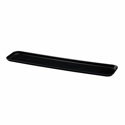 Cambro 630MT110 Black Fiberglass Market Display Tray, 6-7/16" x 30" x 3/4"