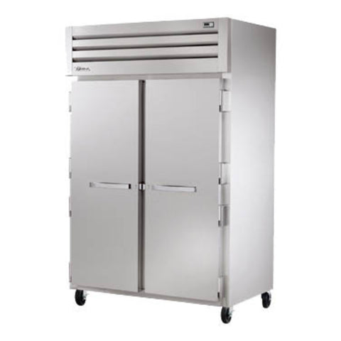 True Mfg. STA2F-2S-HC Spec Series 2-Section Solid Door Reach-In Freezer with LED Lighting