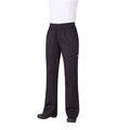 PW005BLKS Chef Works Women's Elastic Waistband Essential Baggy Pants-CHEF WORKS