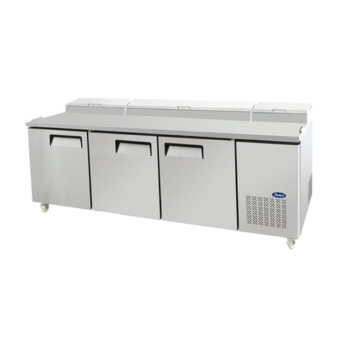 Atosa MPF8203GR Atosa Refrigerated Pizza Prep Table Three-section-Atosa Catering Equipment