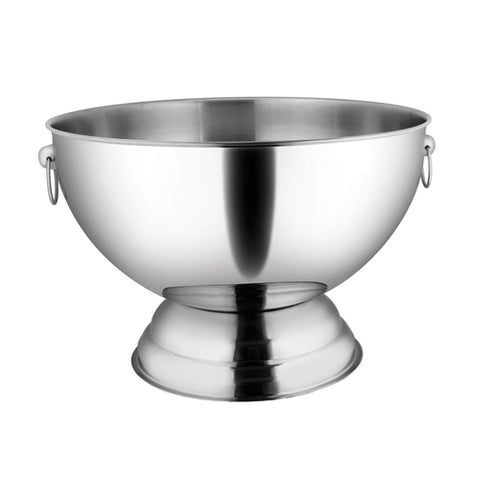 SPB-35 Winco 3-1/2 Gallon Stainless Steel Punch Bowl w/ Handles