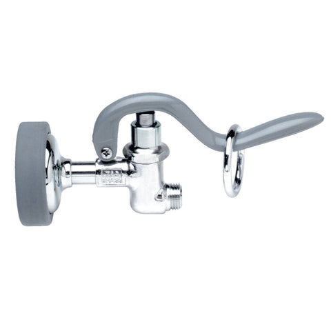 T&S Brass B-0107 Pre-Rinse Spray Valve with Gray Rubber Bumper and DOE Spray Face, 1.15 GPM