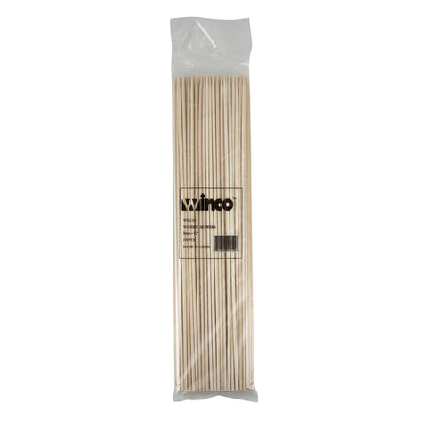 Winco WSK-12 Bamboo Skewers, 12 Inch
