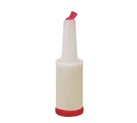 Tablecraft Products 8032R PourMaster Complete 32 oz Red Store and Pour Container