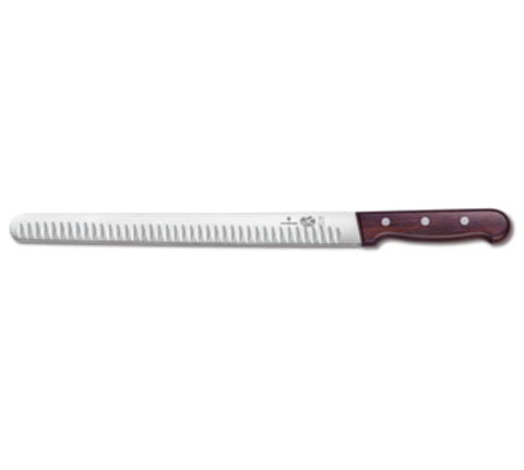 5.4220.30  Victorinox 12" Granton Edge Slicing/Carving Knife w/ Rosewood Handle