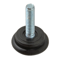 1211007 AllPoints Foodservice Parts & Supplies Plastic 1" Base - 1/4"-20 Thread-ALLPOINTS FOOD SERVICE PARTS & SUPPLIES