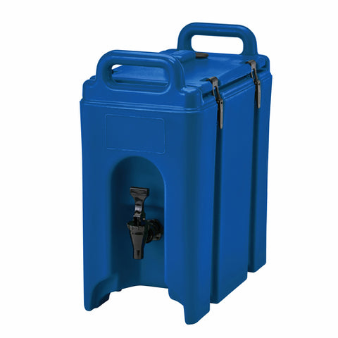 Cambro 250LCD186 Camtainer 2.5 Gallon Navy Blue Insulated Beverage Dispenser