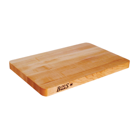 John Boos & Co. 213 Maple Chop-N-Slice Reversible Cutting Board, 18 x 12 x 1.25 in