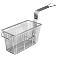 261538 AllPoints Foodservice Parts & Supplies Fry Basket, nickel plated each 4-7/8" x 5-3/8" Fry Basket w/ Front & Left Hooks-ALLPOINTS FOOD SERVICE PARTS & SUPPLIES