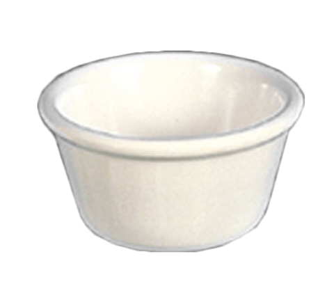 ML538B1 Thunder Group 4 Oz. Bone Smooth Melamine Ramekin