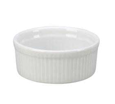 Vertex China ARG-60 Market Buffet 10 oz. Fluted Souffle Bowl