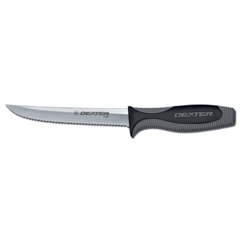 V156SC-PCP Dexter Russell 6" Scalloped Utility Knife-Dexter Russell