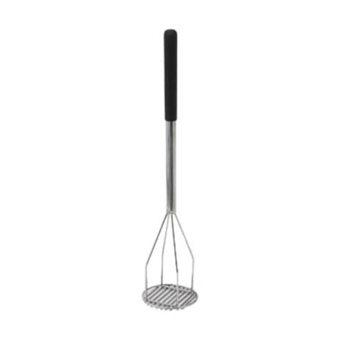 PTMP-24R Winco 5" Round Potato Masher w/ 24-1/2" Plastic Handle-WINCO