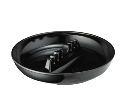 TableCraft 341B-1 Black Plastic Safety Ashtray