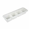 BC-4P Winco 4 Compartment Bar Condiment Holder w/ Lid-WINCO