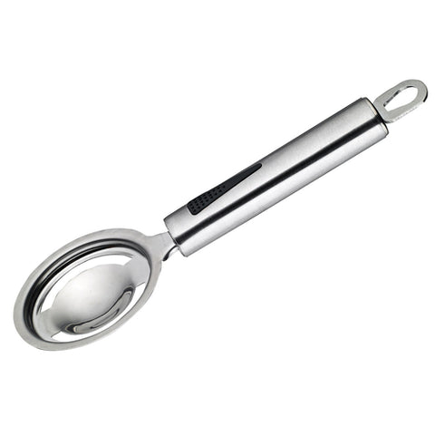 Winco SES-3 Egg Separator, 2-7/8 In. Dia., 8-1/2 In. Hollow Handle, Stainless Steel