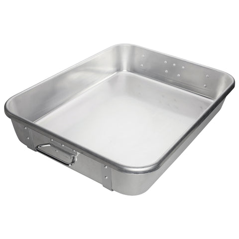 ALRP-1824 Winco 18" x 24" Aluminum Double Roast Pan w/ Straps-WINCO