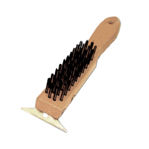 WDBS011H Thunder Group 11" Heavy-Duty Wire Brush With Scraper-Thunder Group