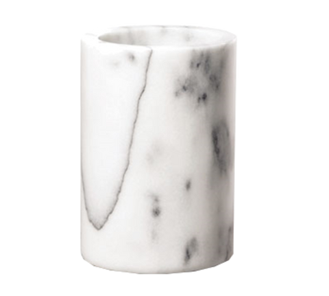 5488W Tablecraft 5" x 7" White Marble Wine Cooler-Tablecraft Products