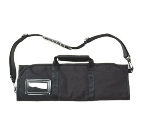 Victorinox 7.4012.5 12-Pocket Tri-Fold Knife Roll Bag, Black Polyester