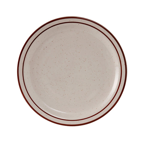 Tuxton China TBS-022 Bahamas 8-1/8" Narrow Rim China Plate