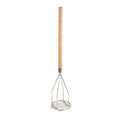 PTM-24R Winco 5" Round Potato Masher w/ 24-1/2" Wood Handle-WINCO