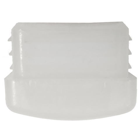 Oak Street Manufacturing GL2160-WHITE White Non-Marring Plastic Chair and Bar Stool Glide