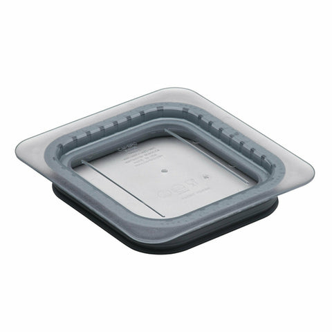 Cambro 60CWGL135 Camwear 1/6 Size Clear Polycarbonate GripLid Food Pan Cover