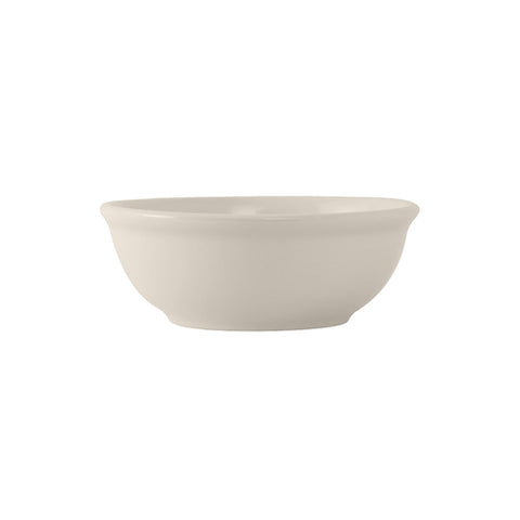 Tuxton China TRE-018 15 oz Eggshell Round Nappie Bowl