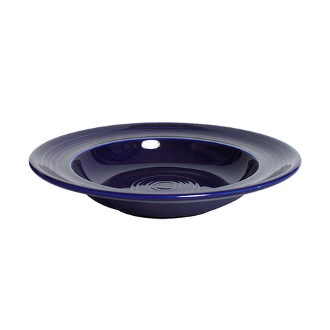 Tuxton China CCD-090 12 oz. Cobalt Concentrix Round Rimmed Ceramic Soup Bowl