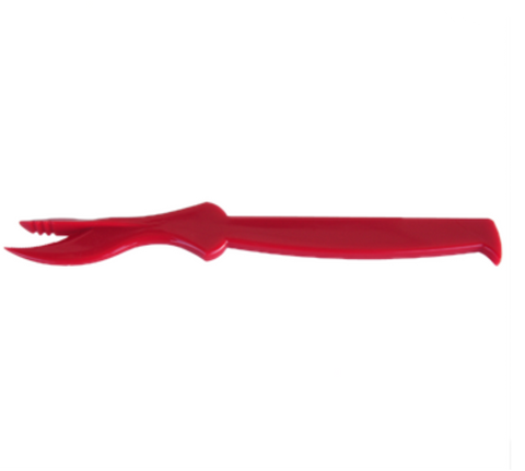 LIBERTYWARE SEAS-RD 7 Inch Red Plastic Shell Fish Sheller