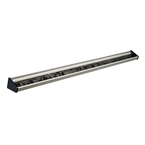 Winco MHH-24 24" Mop/Broom Rack with Rubber Bristles