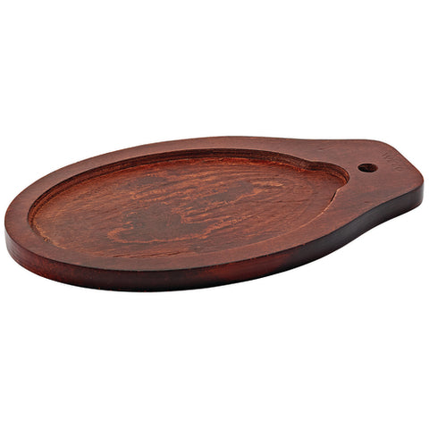 Winco FS-2-UL Wood Oval Underliner for Fajita Server