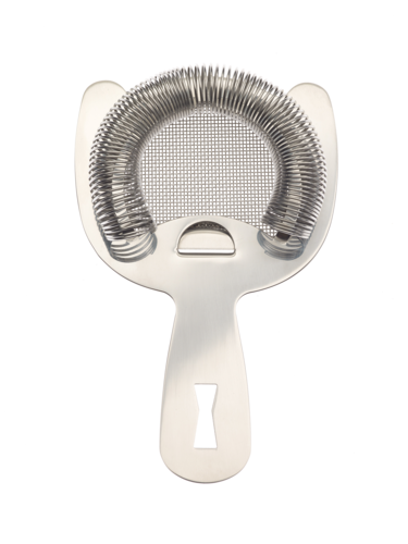 Mercer Culinary M37185 Barfly Fine Mesh Spring Bar Strainer, 6\" 18/8 Stainless Steel