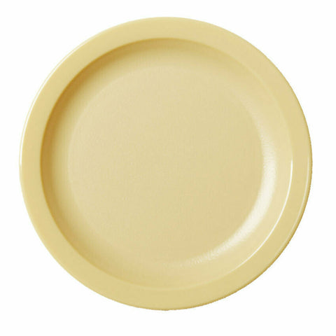 Cambro 55CWNR133 - 5.5" Camwear Polycarbonate Narrow Rim Plate, Beige