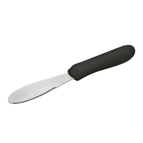 Winco TKP-31 Sandwich Spreader with Black Polypropylene Handle, 3-5/8" x 1-1/4" Blade