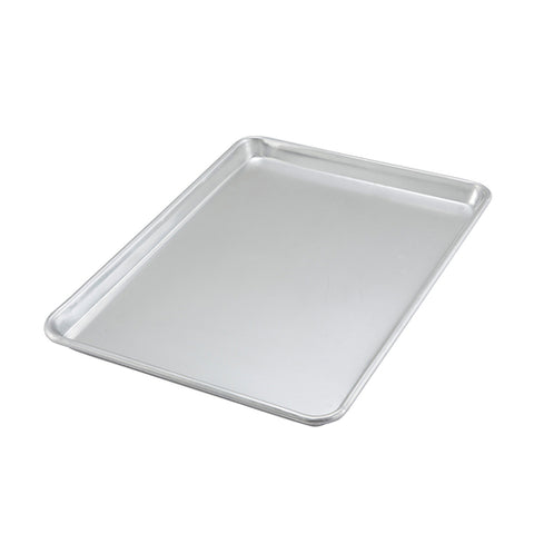 Winco ALXP-1318 Half-Size Aluminum Sheet Pan with Closed Bead Rim, 18" x 13\" 20 Gauge