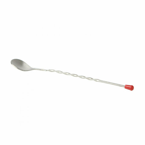 Libertyware TBS11 Twisted Bar Spoon 11" with Red Knob