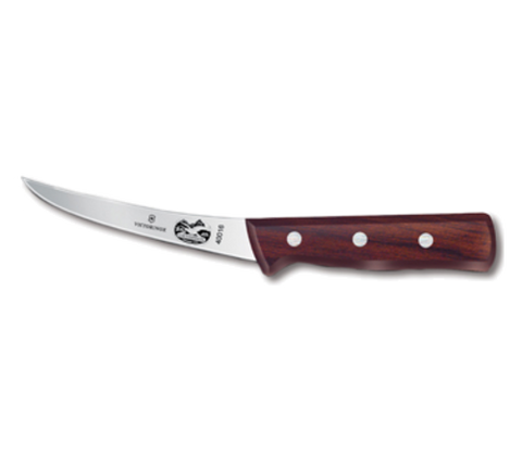 5.6606.12 Victorinox 5" Narrow Semi-Stiff Curved Boning Knife w/ Rosewood Handle-Victorinox Swiss Army