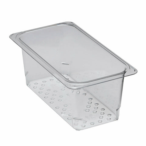 35CLRCW135 Cambro 6-15/16" x 12-3/4" x 5" Deep, Camwear Colander - Each