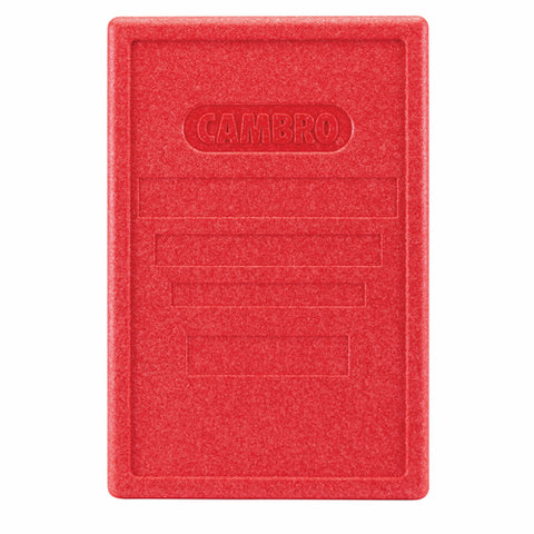 Cambro EPP180LID365 Cam GoBox Full Size Top Loader Replacement Red Lid