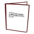 PLMENU-2MA Thunder Group 8-1/2" x 11" Marron 2 Pocket Menu Cover-Thunder Group