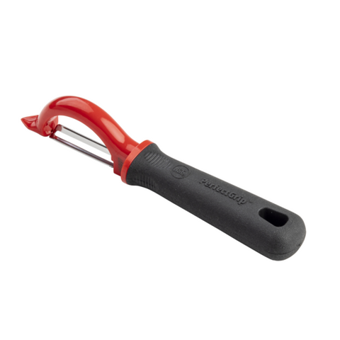 Tablecraft Products 10997 PerfectGrip Straight Peeler with Stainless Steel Blade