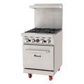 C-RO4-LP Migali 24" 4-Burner Range w/ (1) Oven - LP-Migali Industries