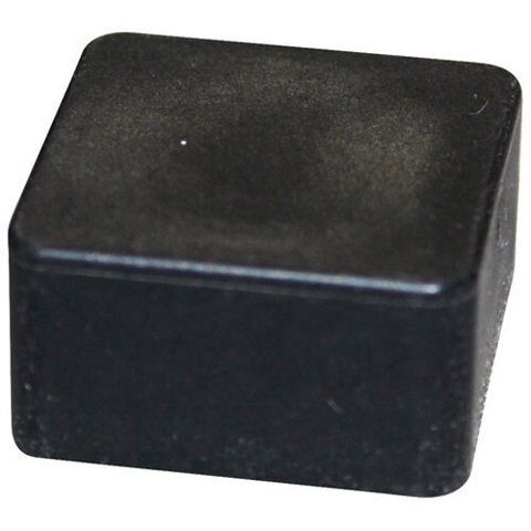 AllPoints 281668 Square Outside Cap, Black Plastic - Each