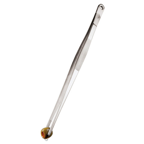 Paderno 42902-30 Straight Stainless Steel Cooking Tongs, 11-7/8" L