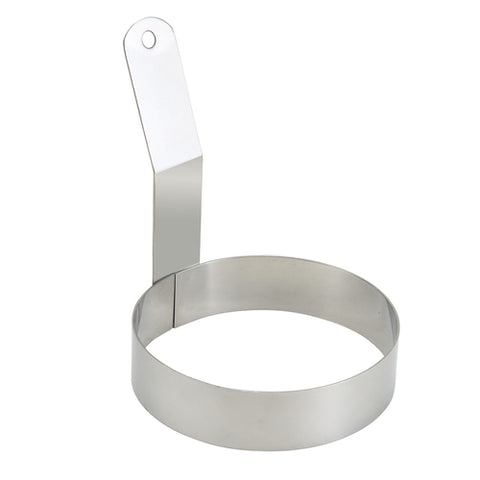 Winco EGR-4 Round Stainless Steel Egg Ring, 4"