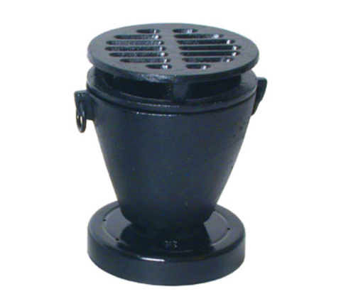 Town 51355 Black Cast Iron Hibachi Stove Set with Cast Iron Grill and Fuel Holder